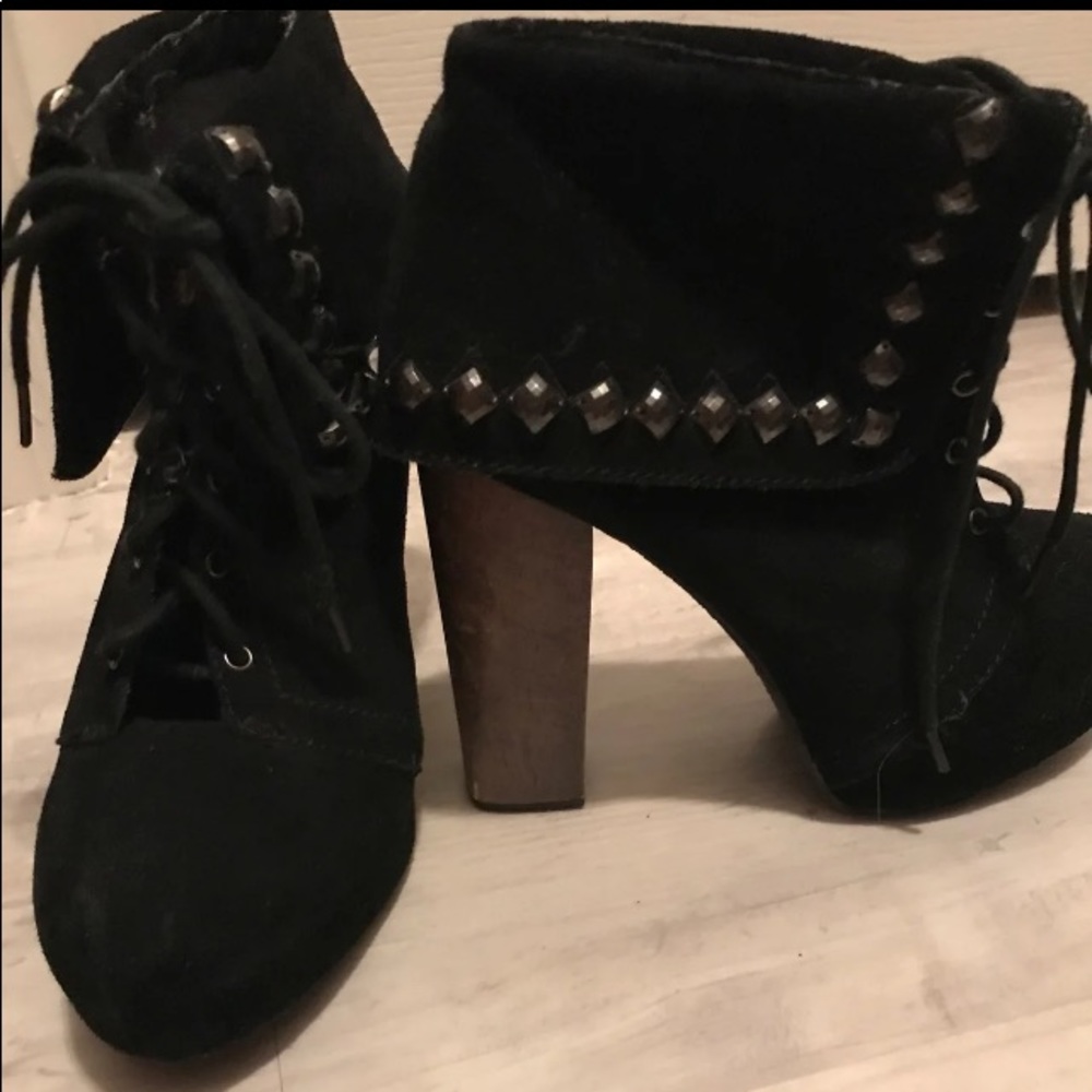Fun ankle high heel boots